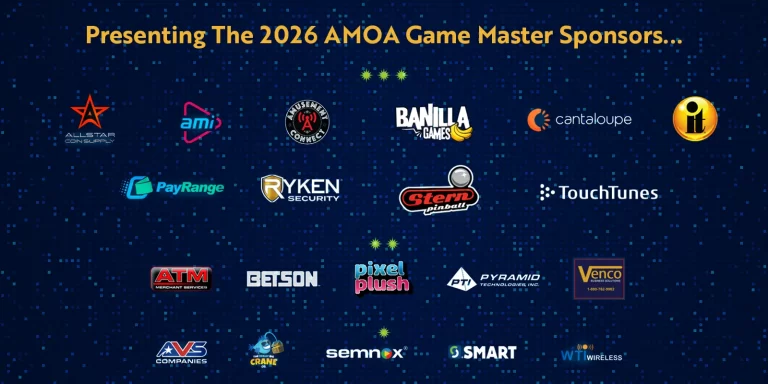 Ready, Set, Play! Meet the 2026 AMOA Game Master Sponsors
